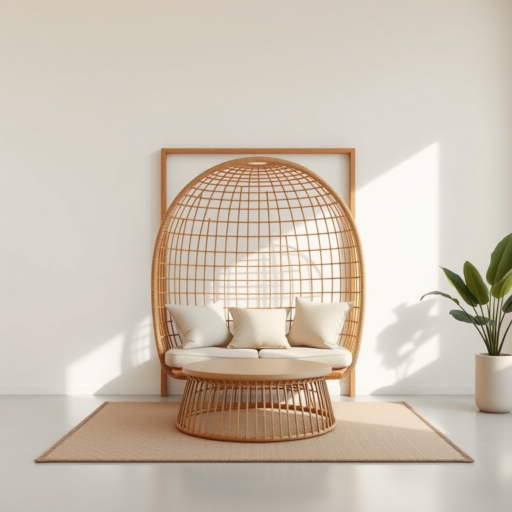 <clean photorealistic photo of a modern Istikbal berjer koltuk in a bright room with neutr