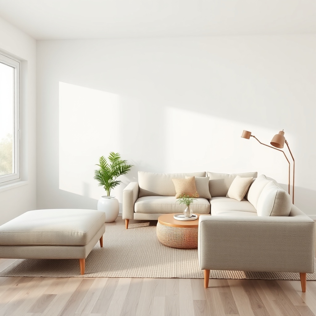 <clean photorealistic photo/illustration of a modern living room with an Istikbal berjer i